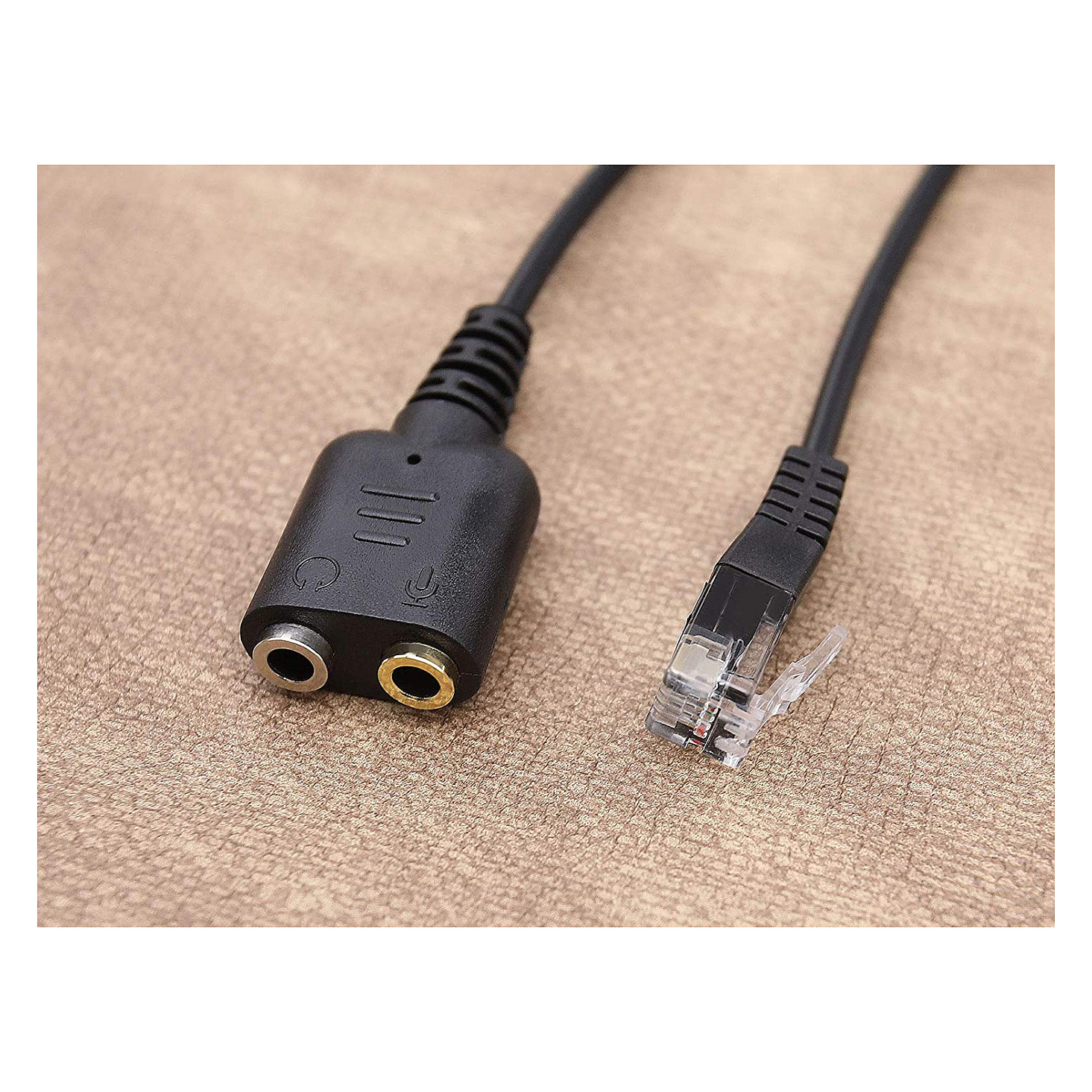 Adapter EQUIP 133460 (RJ9 na 2x 3.5mm, 0.2m) za PC slušalice-6