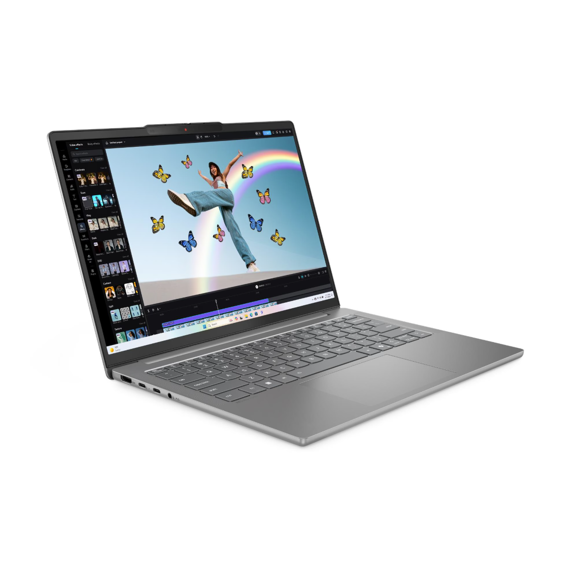 Laptop LENOVO IdeaPad 5 (14", IPS, WUXGA, AMD Ryzen 7 8845HS, 32GB, 1TB SSD, AMD Radeon 780M, FreeDOS, Non-HR tipkovnica)