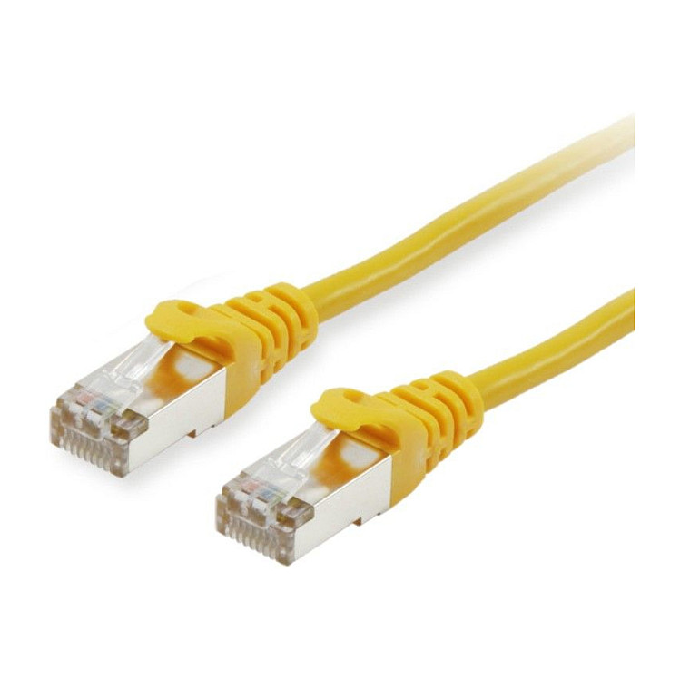 Mrežni kabel EQUIP Cat.6 S/FTP (0.5m, žuti, LSZH)-0