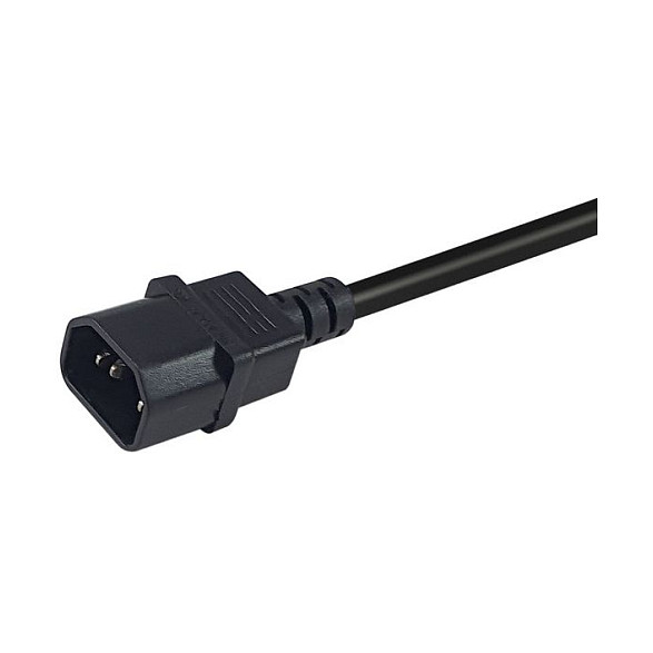 Kabel za napajanje EQUIP 111952 (C14 na C15, 1.8m, crni)-2