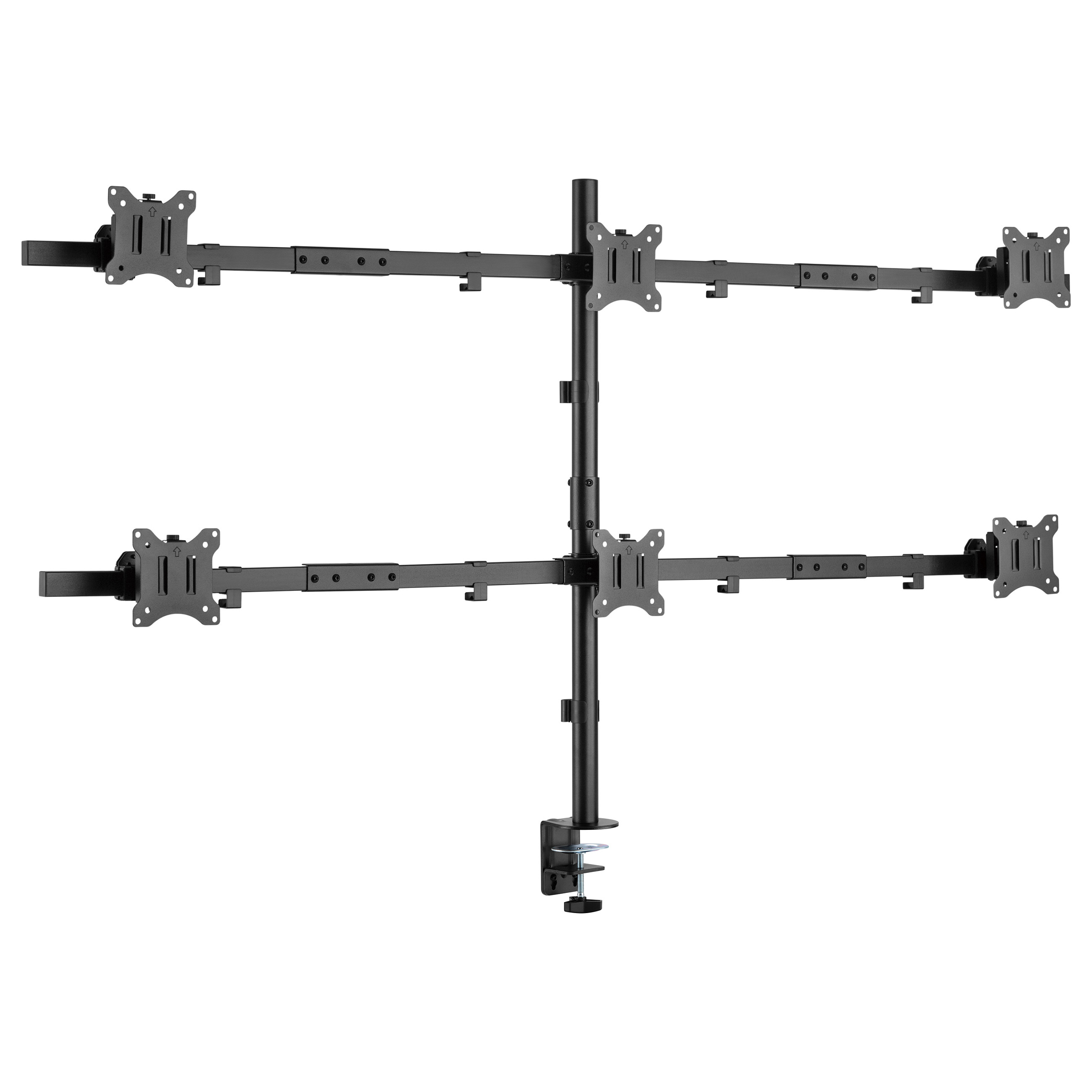 Stolni nosač za 6 monitora EQUIP 650611 (17"-32", do 7 kg po monitoru, VESA)-0
