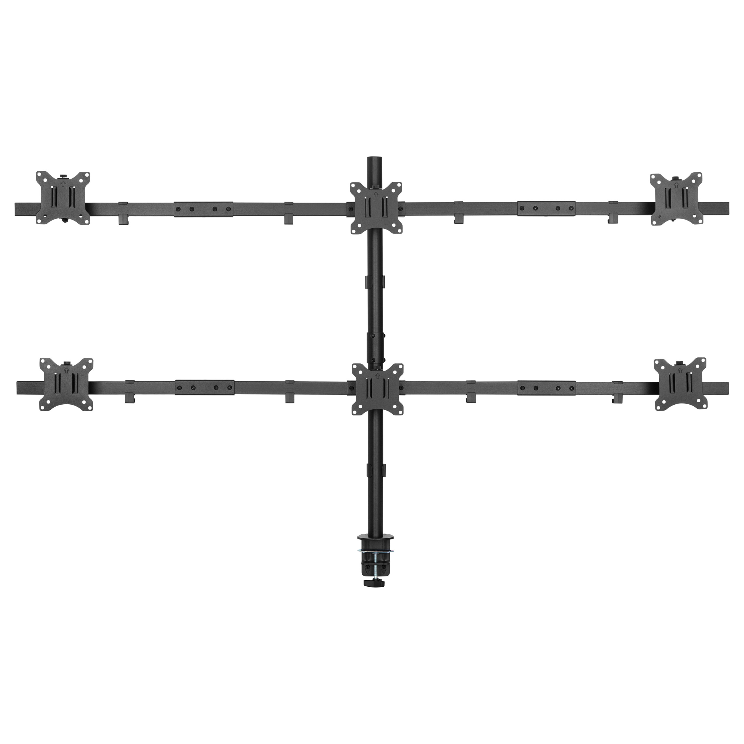Stolni nosač za 6 monitora EQUIP 650611 (17"-32", do 7 kg po monitoru, VESA)-2