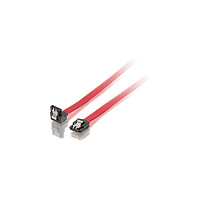SATA kabel EQUIP 118911 (30 cm, 3 Gbps, 90° kutni konektor) crveni