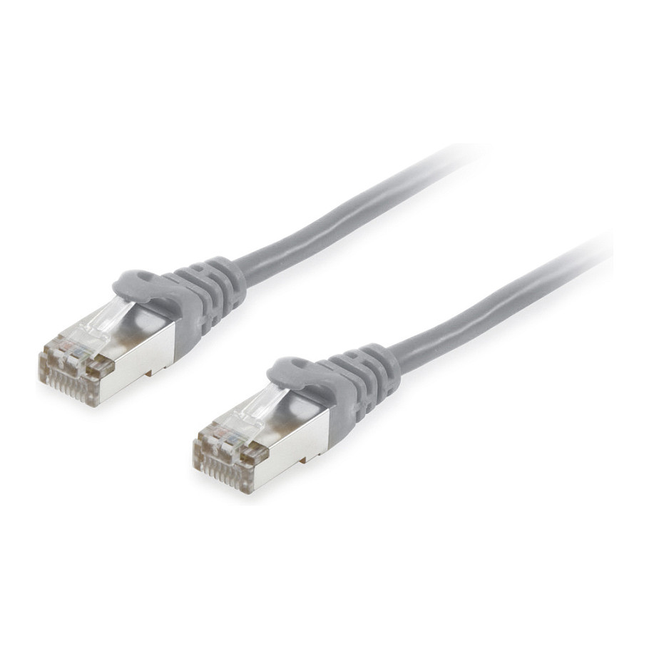 Mrežni kabel EQUIP 605580 Cat.6A S/FTP (0.5m, LSZH, sivi)-1
