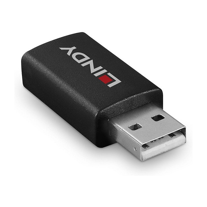 USB adapter LINDY 2.0 Type A Data Blocker (sprječava prijenos podataka, podržava brzo punjenje BC 1.2)-4