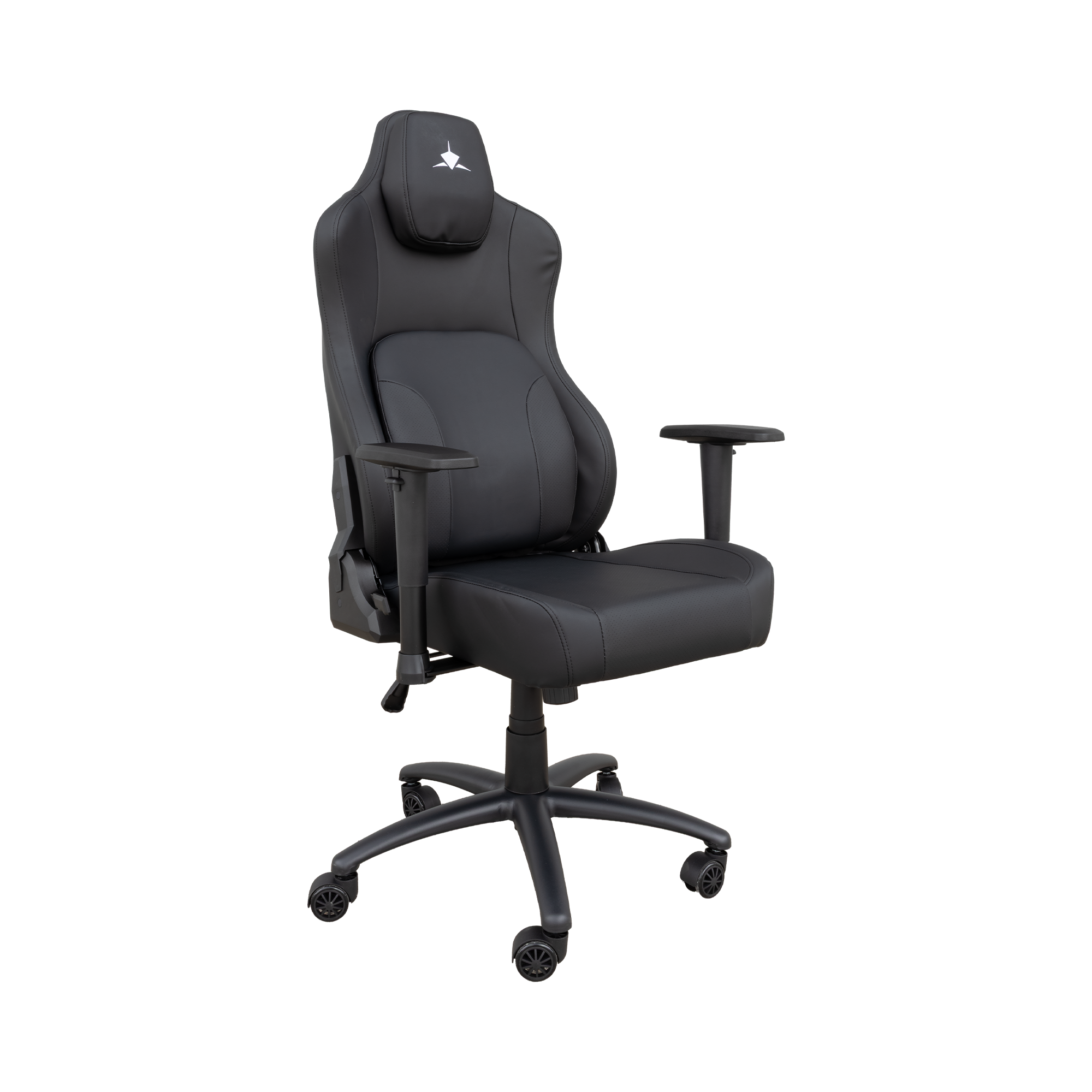 Gaming stolica WHITE SHARK SPEEDWAY (Crna, 2D nasloni, Class 4 podizač, do 120 kg)
