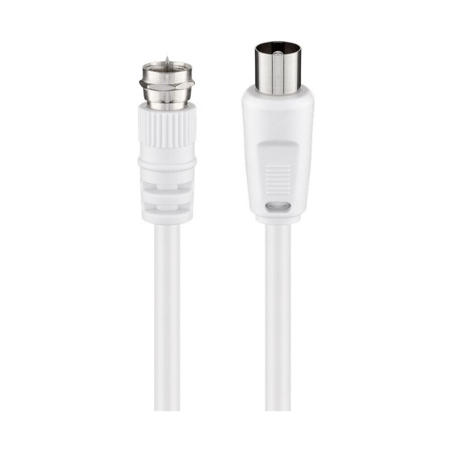Antenski kabel GOOBAY 11726 (F-konektor na koaksijalni, 1.5m, 70dB)-0