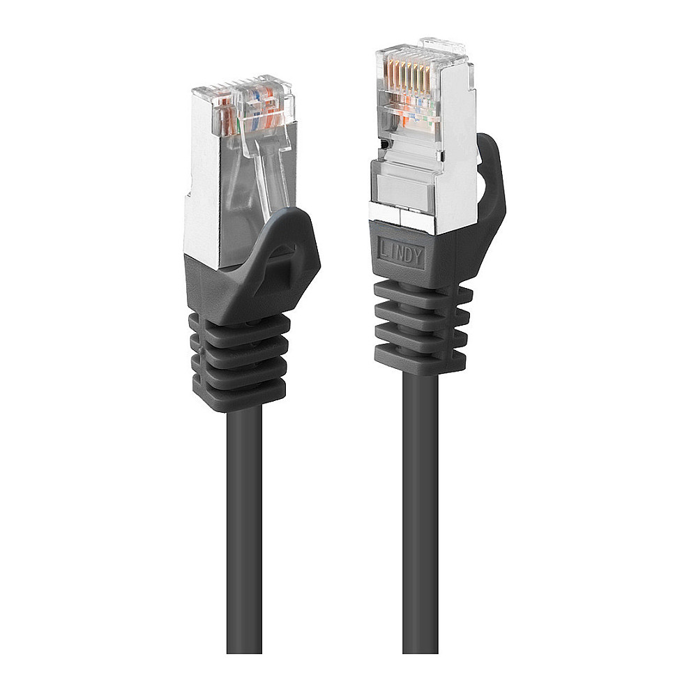 Mrežni kabel LINDY Cat.5e F/UTP (2m, Crni)