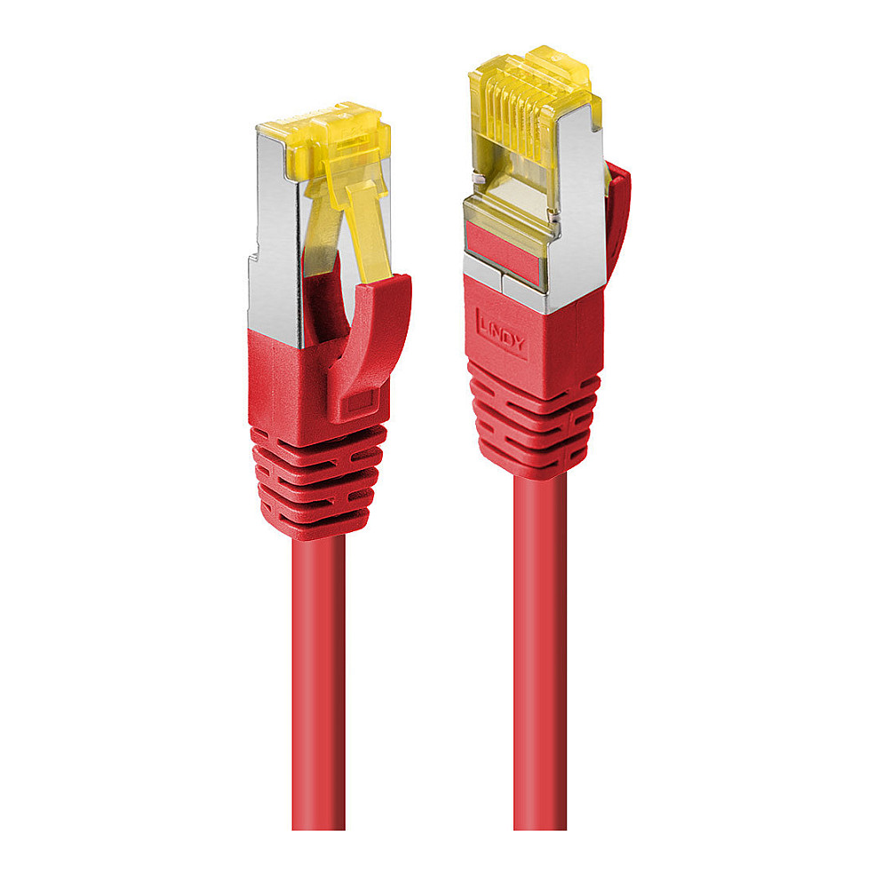 Mrežni kabel LINDY Cat.6A S/FTP LSZH 0.5m crveni (Cat.7 sirovi kabel)-0
