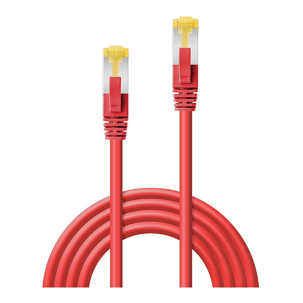 Mrežni kabel LINDY Cat.6A S/FTP LSZH 0.5m crveni (Cat.7 sirovi kabel)-2