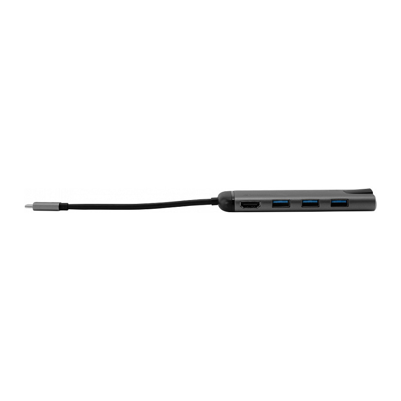 USB-C Hub VERBATIM Multiport 7-u-1 (2x USB 3.0, USB-C PD, 4K HDMI, Gigabit Ethernet, SD/microSD)-5