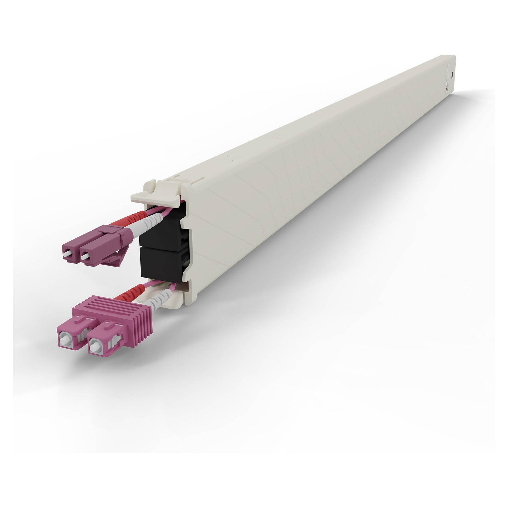 Sustav za upravljanje kabelima PATCHBOX Plus+ Fiber Optic Cassette (1.8m, OM4, LC-SC, Erika Violet)-4