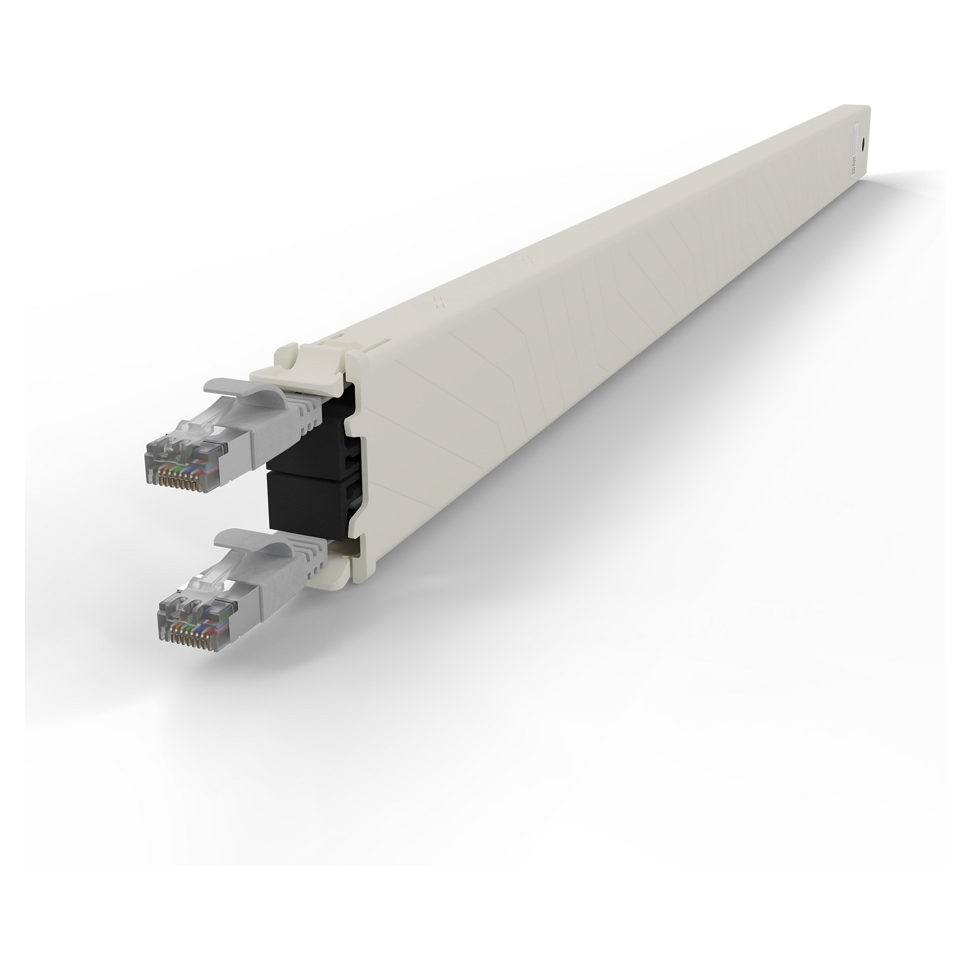 Patch panel kaseta PATCHBOX Plus+ Cat.6a U/FTP (1.8m, siva)-4