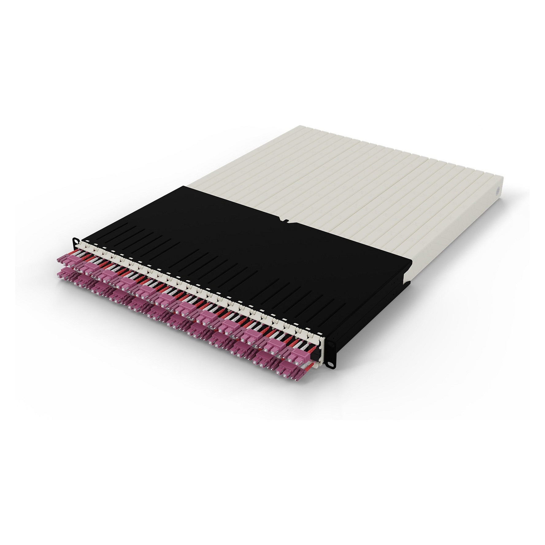 Sustav za upravljanje mrežnim kabelima PATCHBOX Plus+ Fiber Optic (1U, 24x OM4 LC-SC, 1.8m)-2