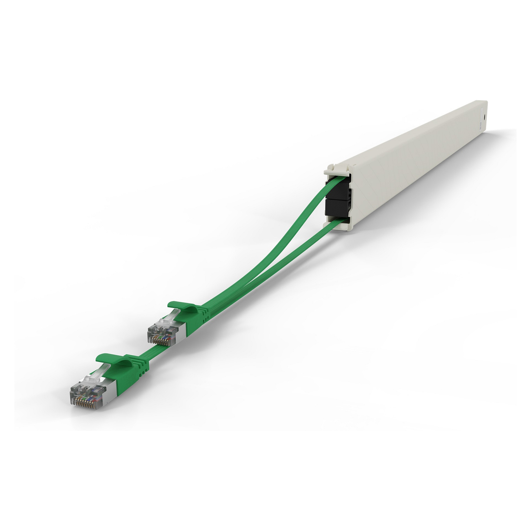 Patch kazeta PATCHBOX Plus+ Cat.6a U/FTP (2.5m, PoE++, Zelena)-4