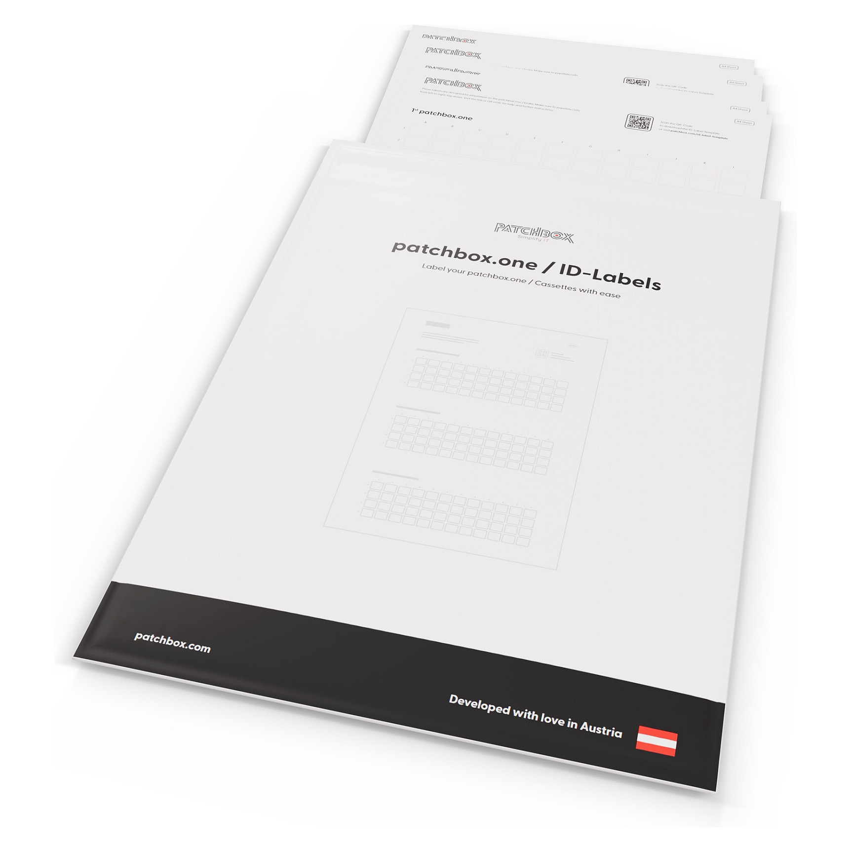Set za označavanje mrežnih kabela PATCHBOX ID Labels (96 komada)-1
