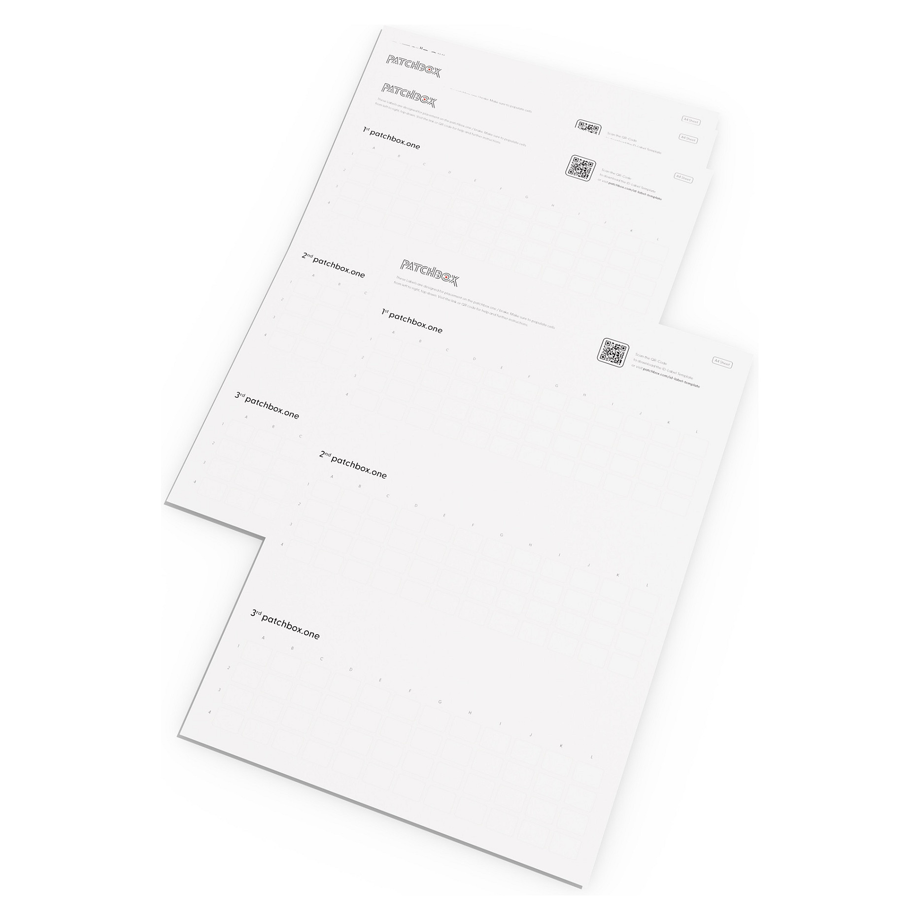 Set za označavanje mrežnih kabela PATCHBOX ID Labels (96 komada)-2