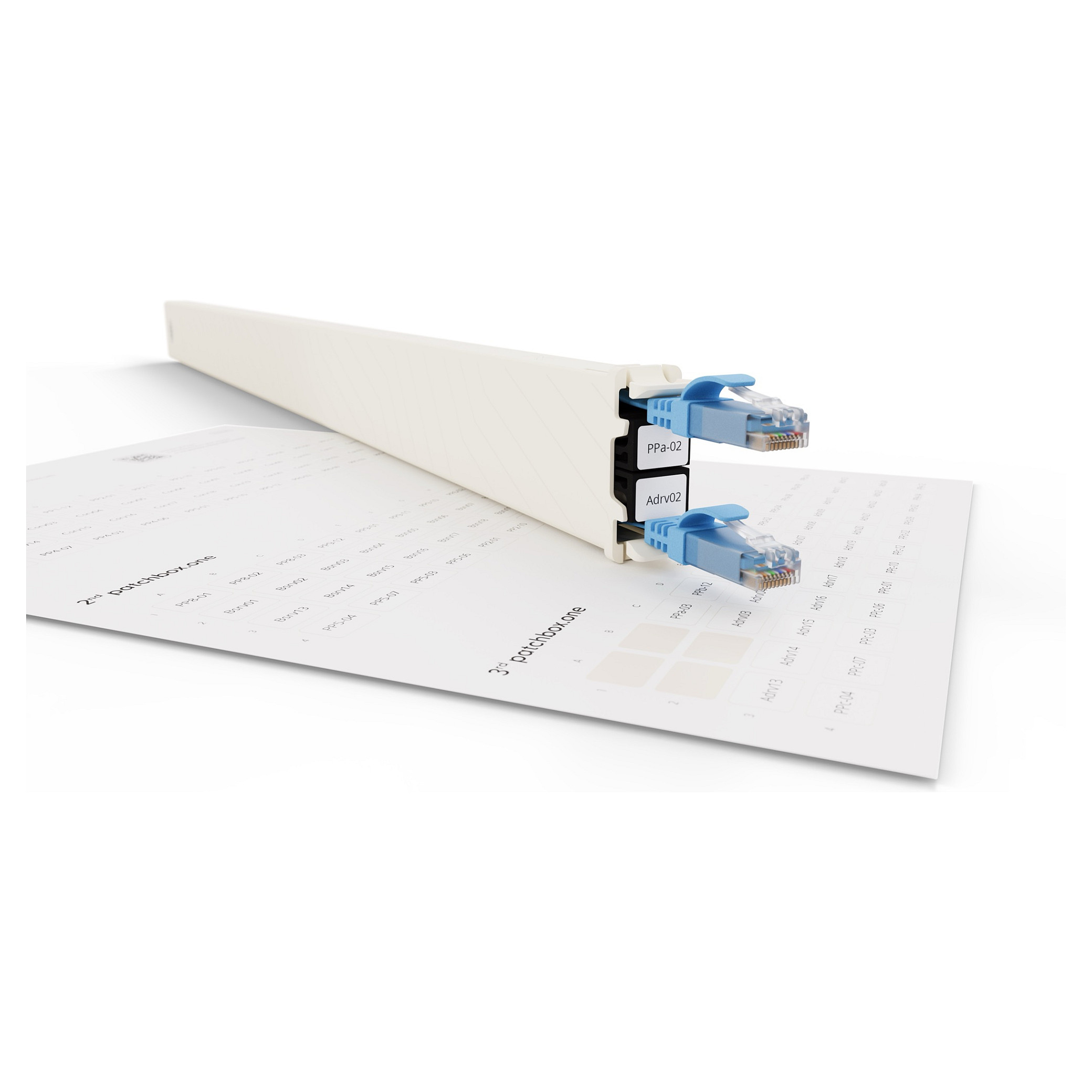 Set za označavanje mrežnih kabela PATCHBOX ID Labels (96 komada)-3