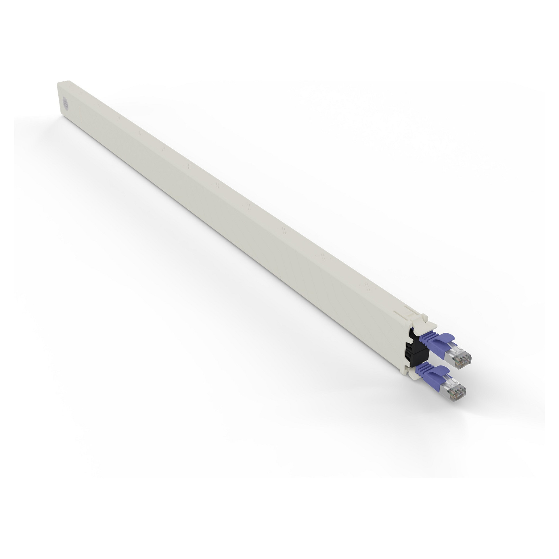 Patch panel kaseta PATCHBOX Plus+ (Cat.6a U/FTP, 1.8m, PoE, ljubičasta)-0