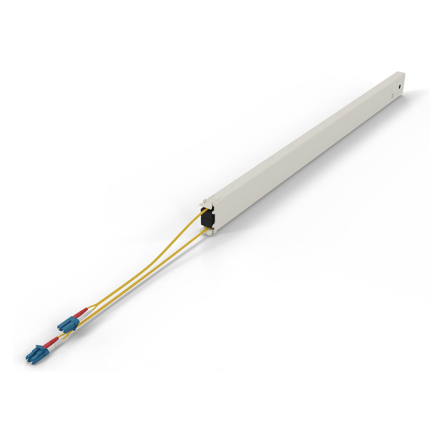 Patch panel kaseta PATCHBOX Plus+ Fiber Optic OS2 (2.5m, LC-LC, žuta)-2