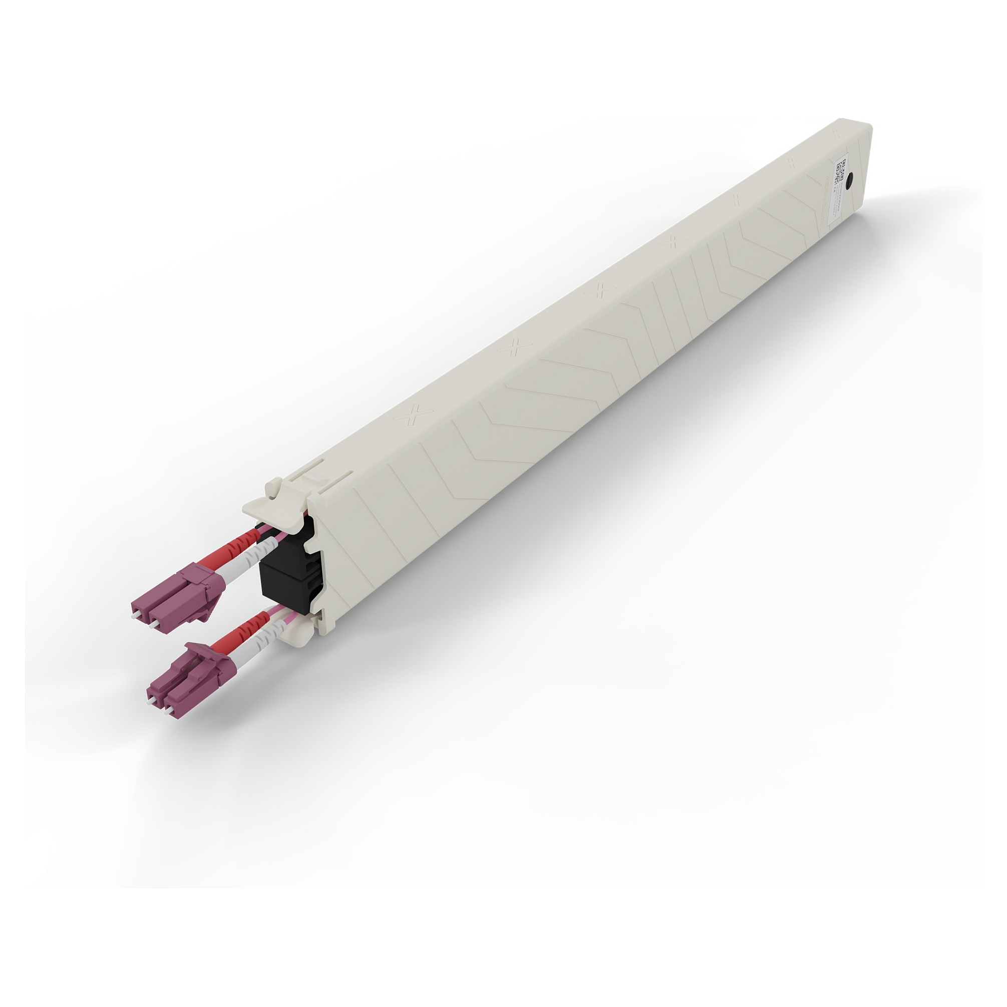Patch kazeta PATCHBOX Plus+ Fiber Optic (0.8m, OM4, LC-LC Duplex, Erika Violet)-2