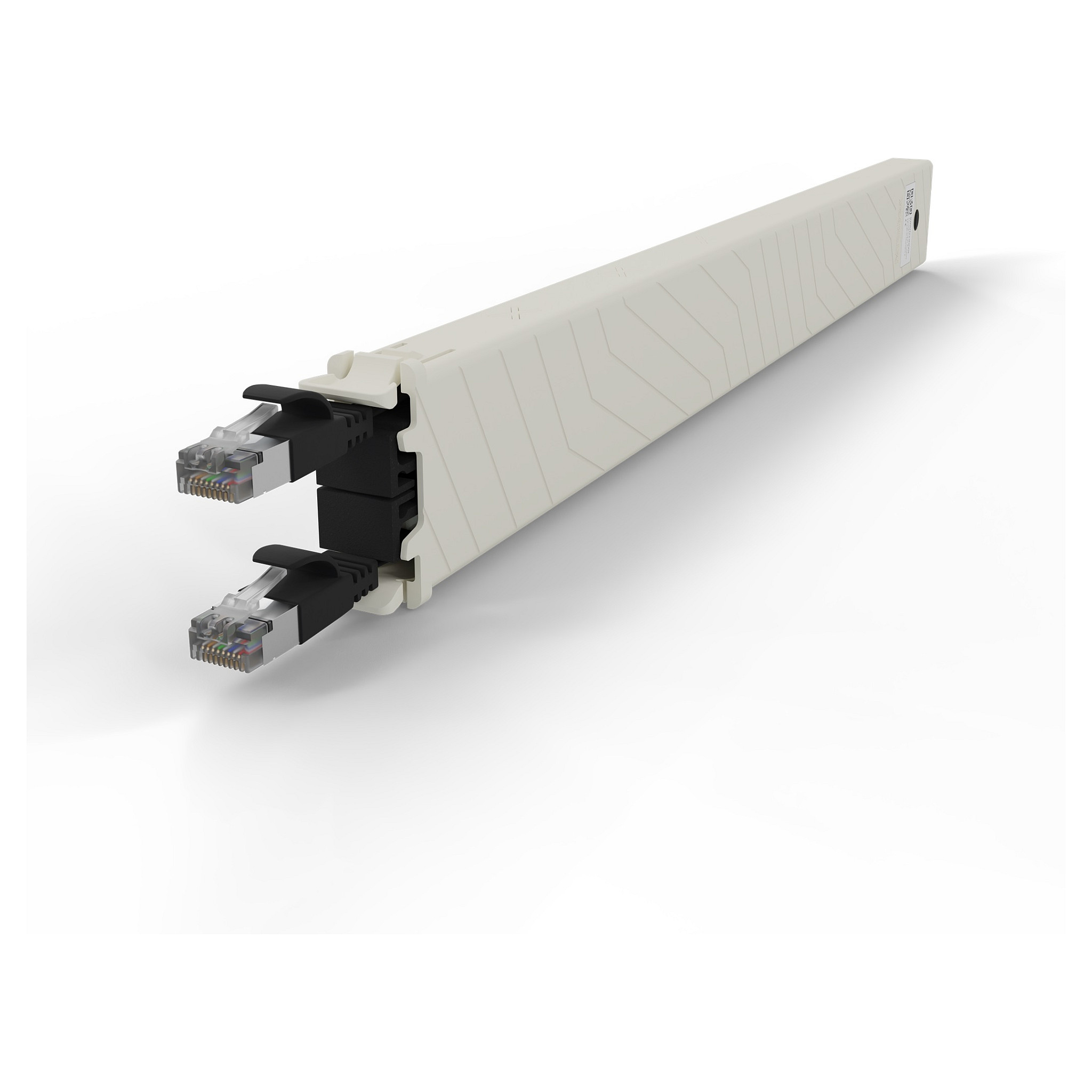 Patch panel kaseta PATCHBOX Cat. 6a U/FTP 0.8m (PoE++, 10 Gbit/s, crna)-4