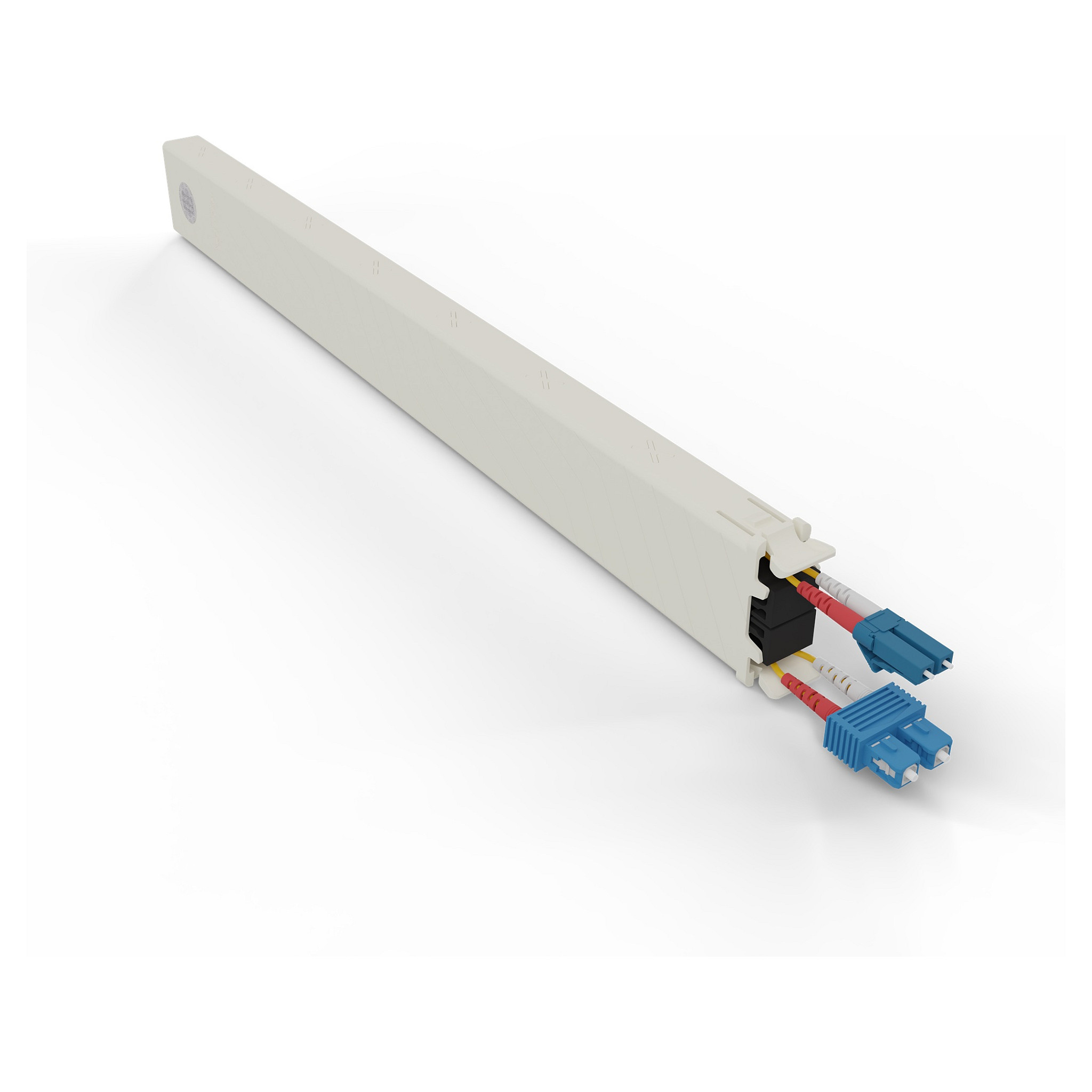 Patch panel kaseta PATCHBOX Fiber Optic OS2 (0.8m, LC-SC, žuta)-0