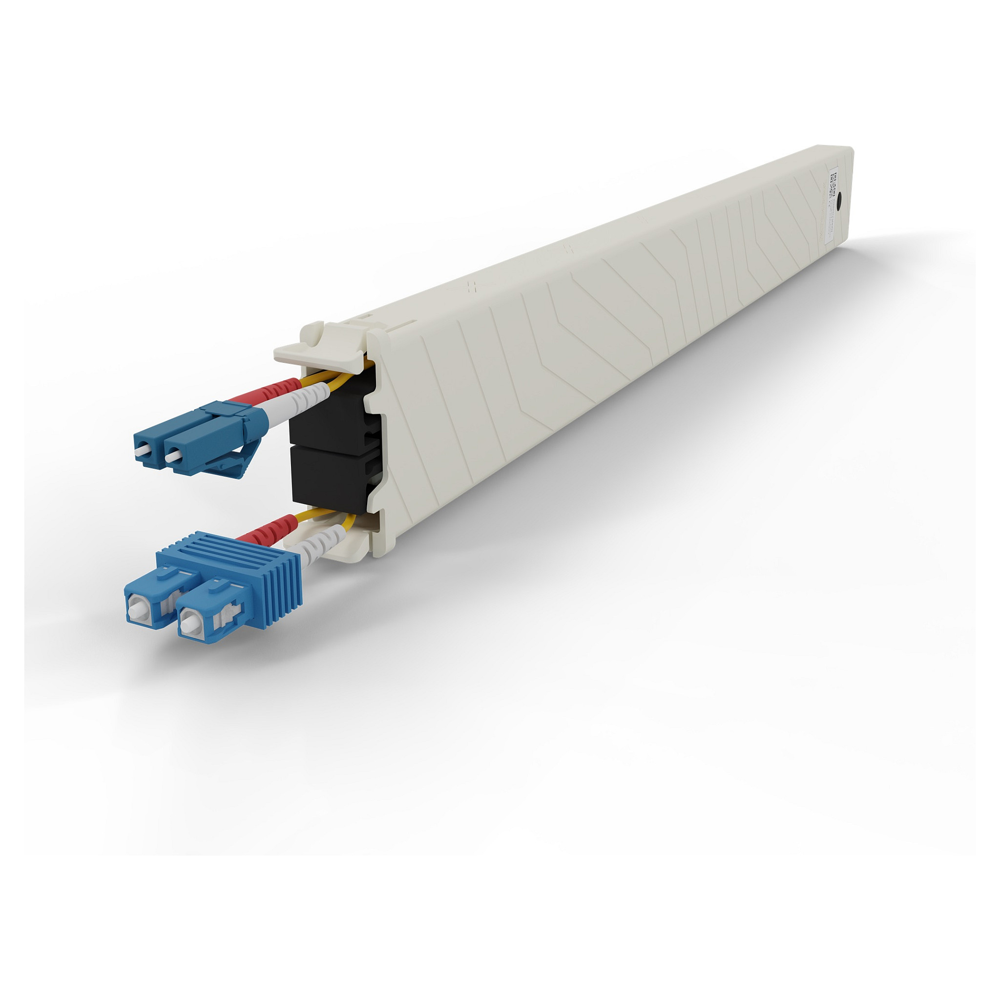 Patch panel kaseta PATCHBOX Fiber Optic OS2 (0.8m, LC-SC, žuta)-4