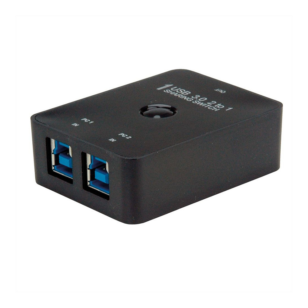 USB Switch VALUE Manueller 3.2 Gen 1 (2 računala na 1 uređaj, 5 Gbit/s)