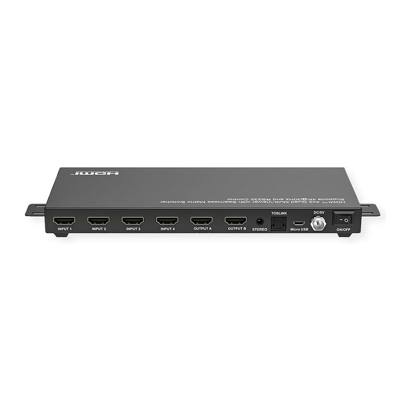 HDMI Matrix Switch VALUE 4x2 Quad Multi-Viewer (1080p, 4 ulaza, 2 izlaza, Seamless Switching)-3