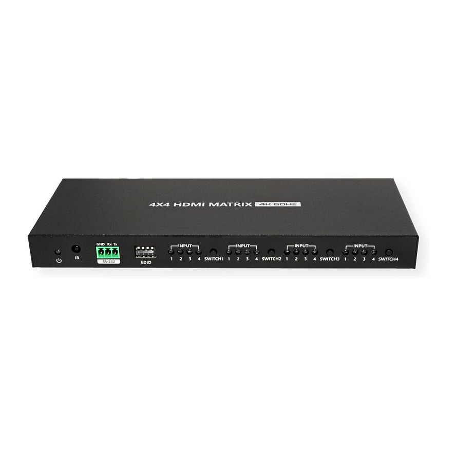 HDMI Matrix Switch VALUE 4x4 (4K UHD, 4 ulaza / 4 izlaza, daljinski upravljač)-1