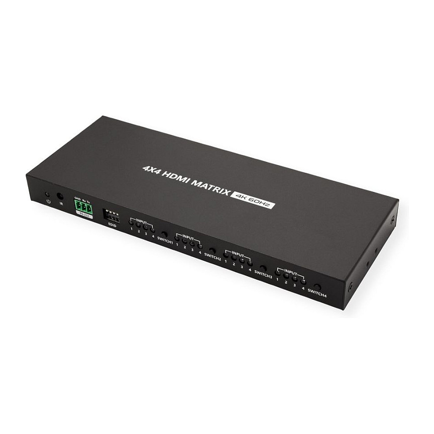 HDMI Matrix Switch VALUE 4x4 (4K UHD, 4 ulaza / 4 izlaza, daljinski upravljač)-3