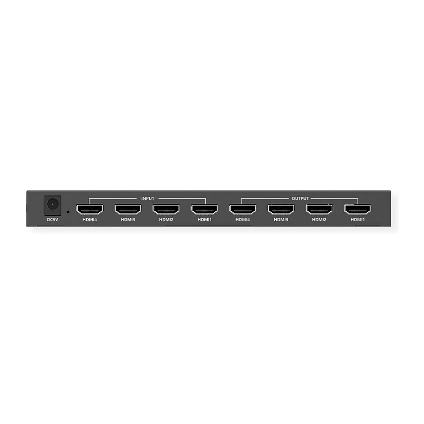 HDMI Matrix Switch VALUE 4x4 (4K UHD, 4 ulaza / 4 izlaza, daljinski upravljač)-6