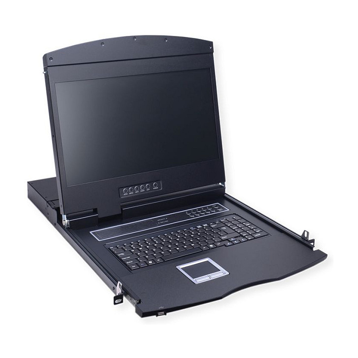 KVM Switch Konzola VALUE 19" (8-port, 1U, VGA, USB, FR tipkovnica)-0