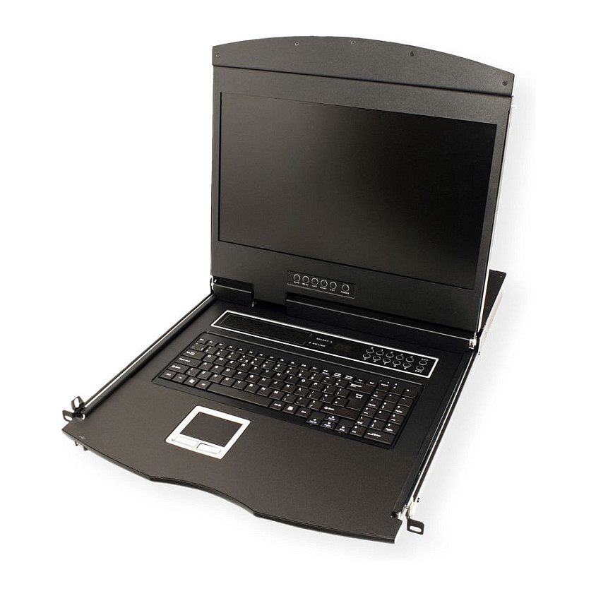 KVM Switch Konzola VALUE 19" (8-port, 1U, VGA, USB, FR tipkovnica)-1
