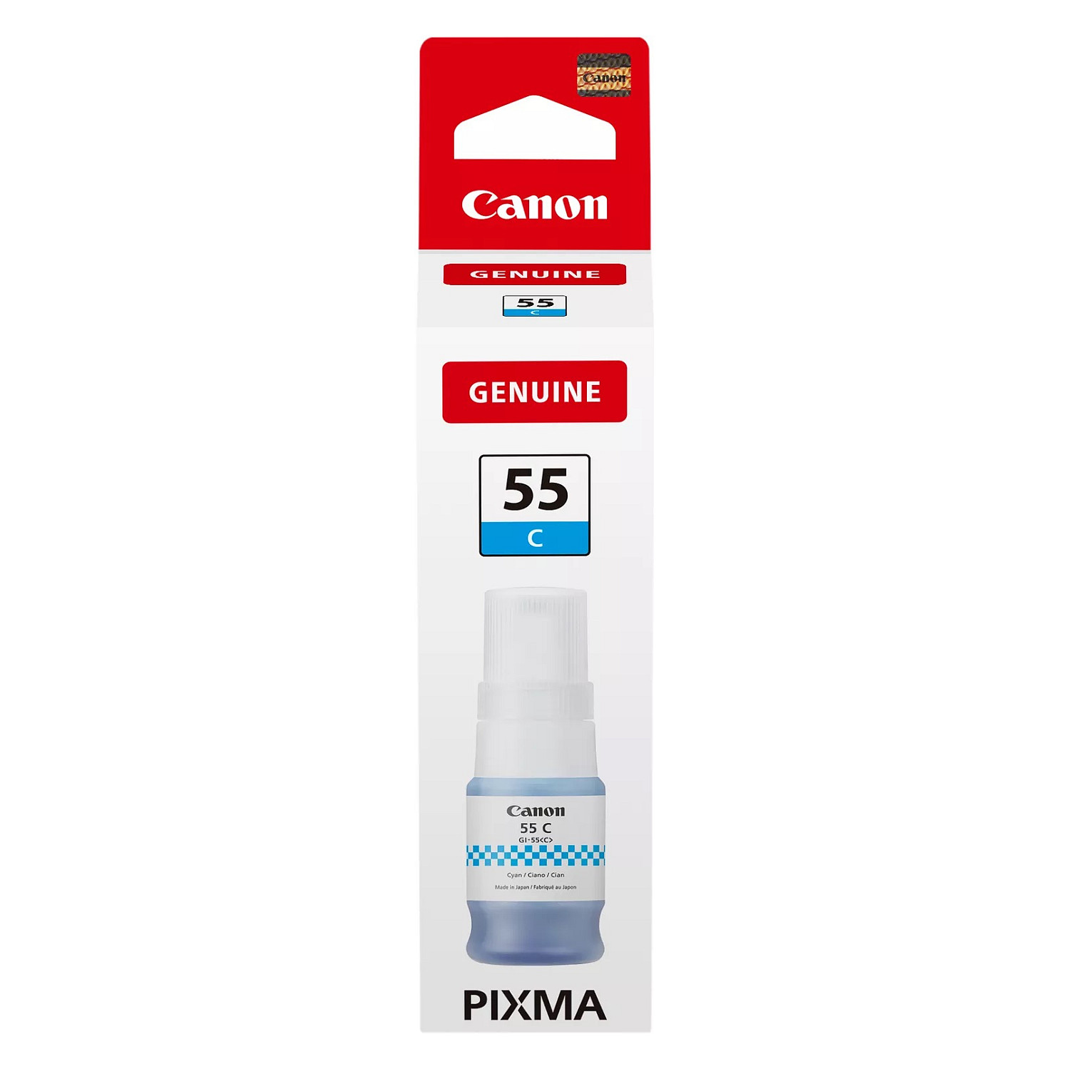 Tinta za printer CANON GI-55C (Cyan, 40 ml, do 3000 str.)-1