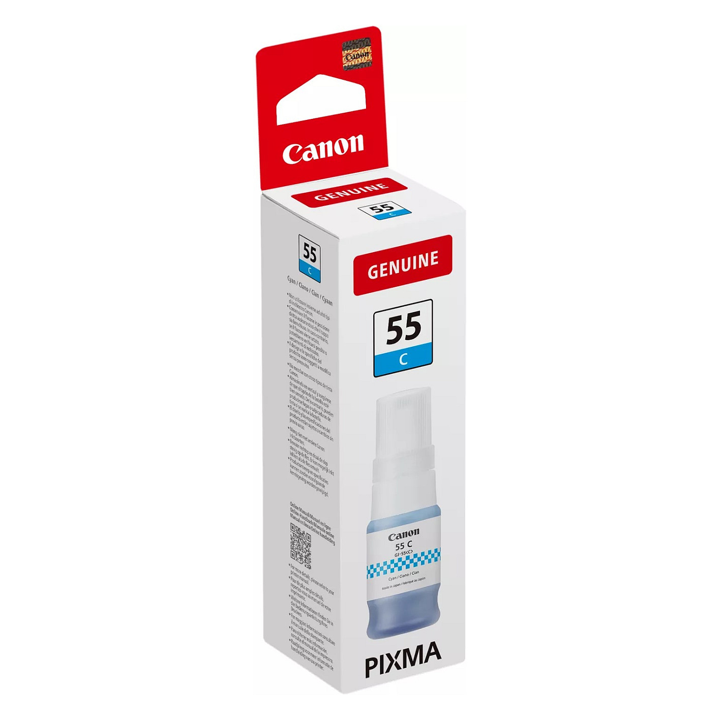 Tinta za printer CANON GI-55C (Cyan, 40 ml, do 3000 str.)-2
