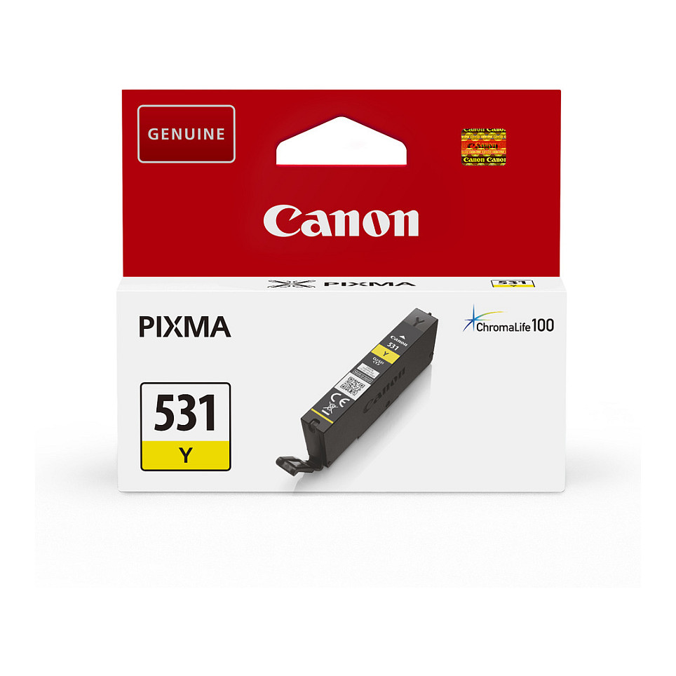 Tinta CANON CLI-531 Y (6121C001AA), originalna, žuta-1