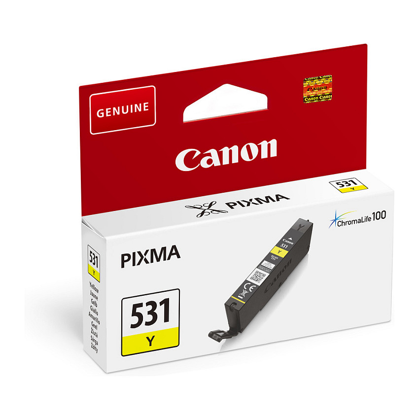 Tinta CANON CLI-531 Y (6121C001AA), originalna, žuta-2