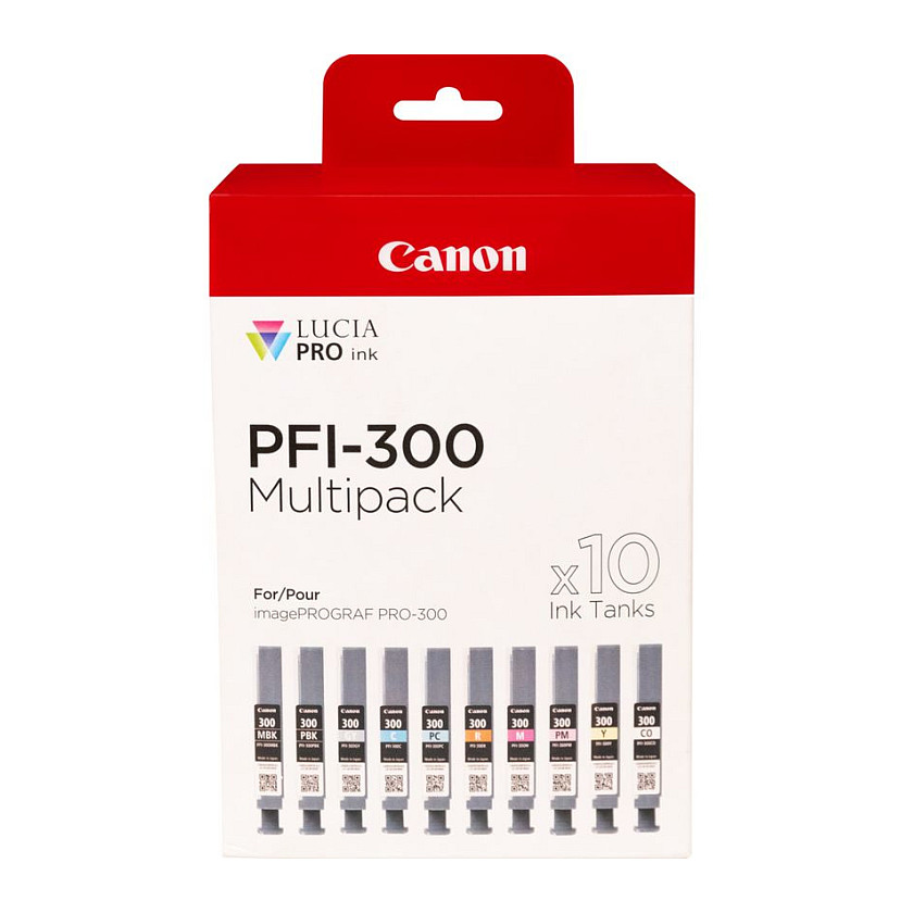 Tinta za printer CANON PFI-300 Multi Pack (10 boja, original)