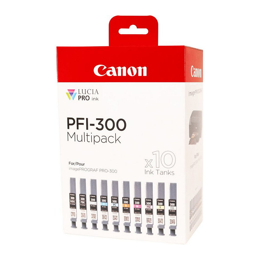 Tinta za printer CANON PFI-300 Multi Pack (10 boja, original)-1