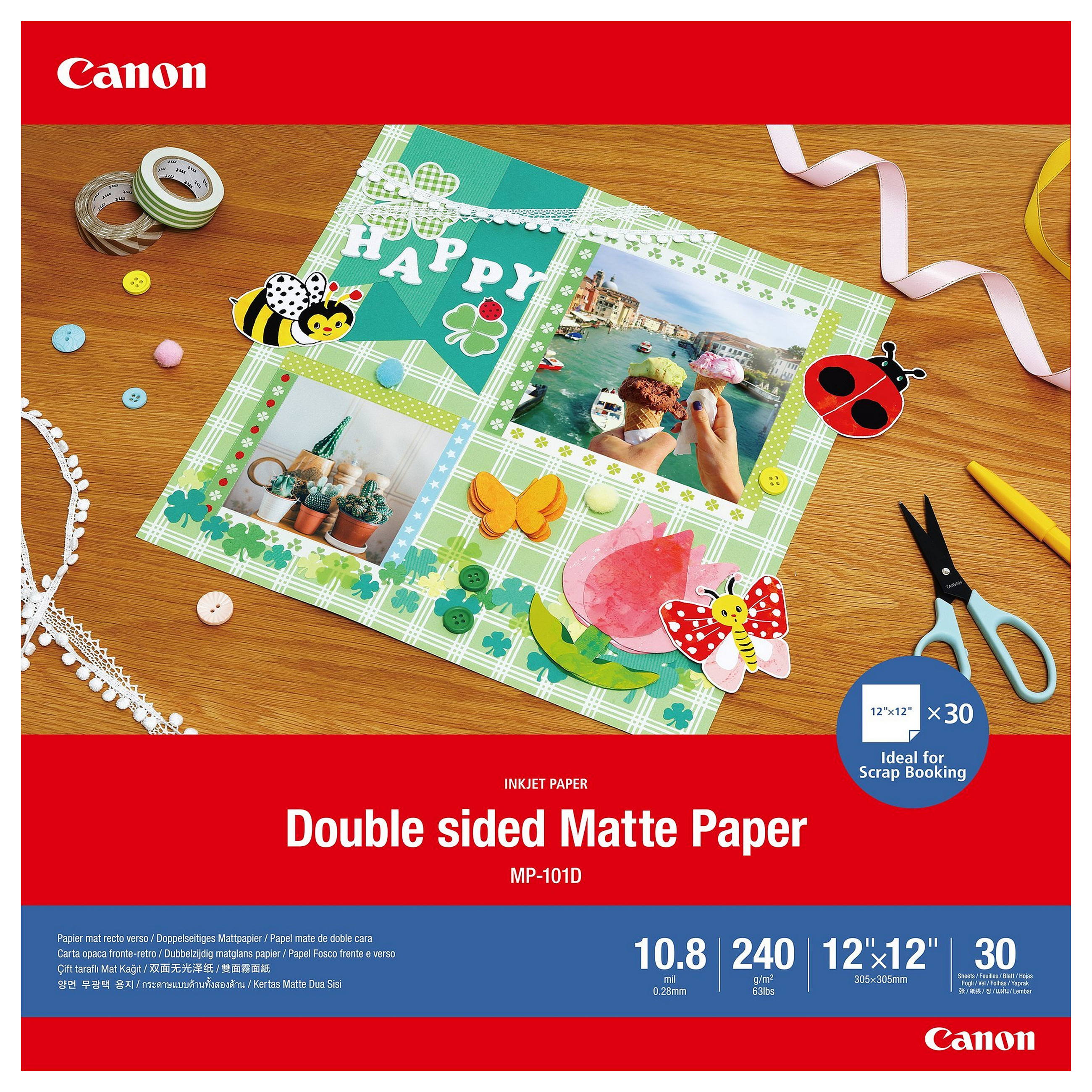 Foto papir CANON MP-101D (12"x12", 240g/m², 30 listova, mat)