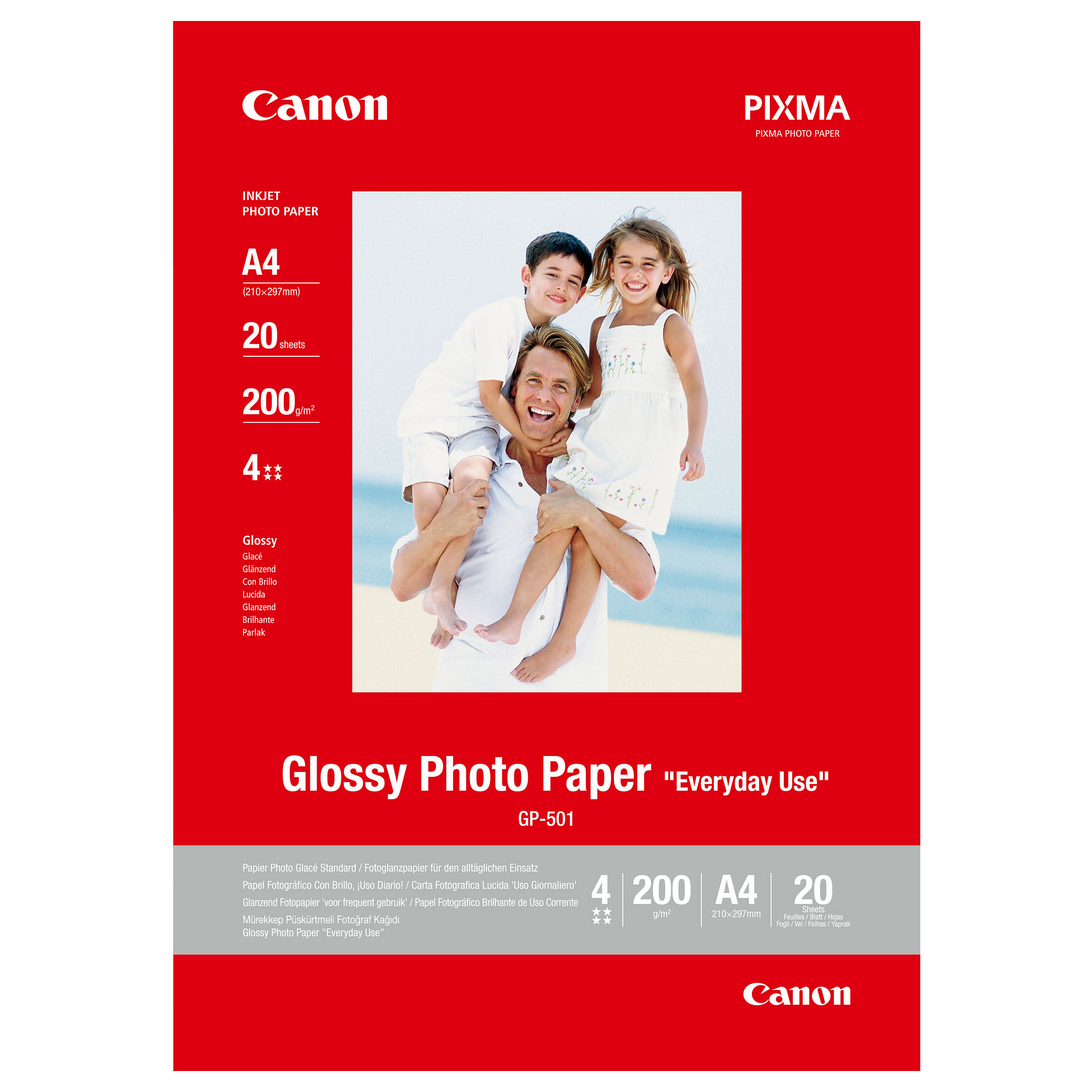 Foto papir CANON GP-501 (A4, 200 g/m², 20 listova, sjajni)-0