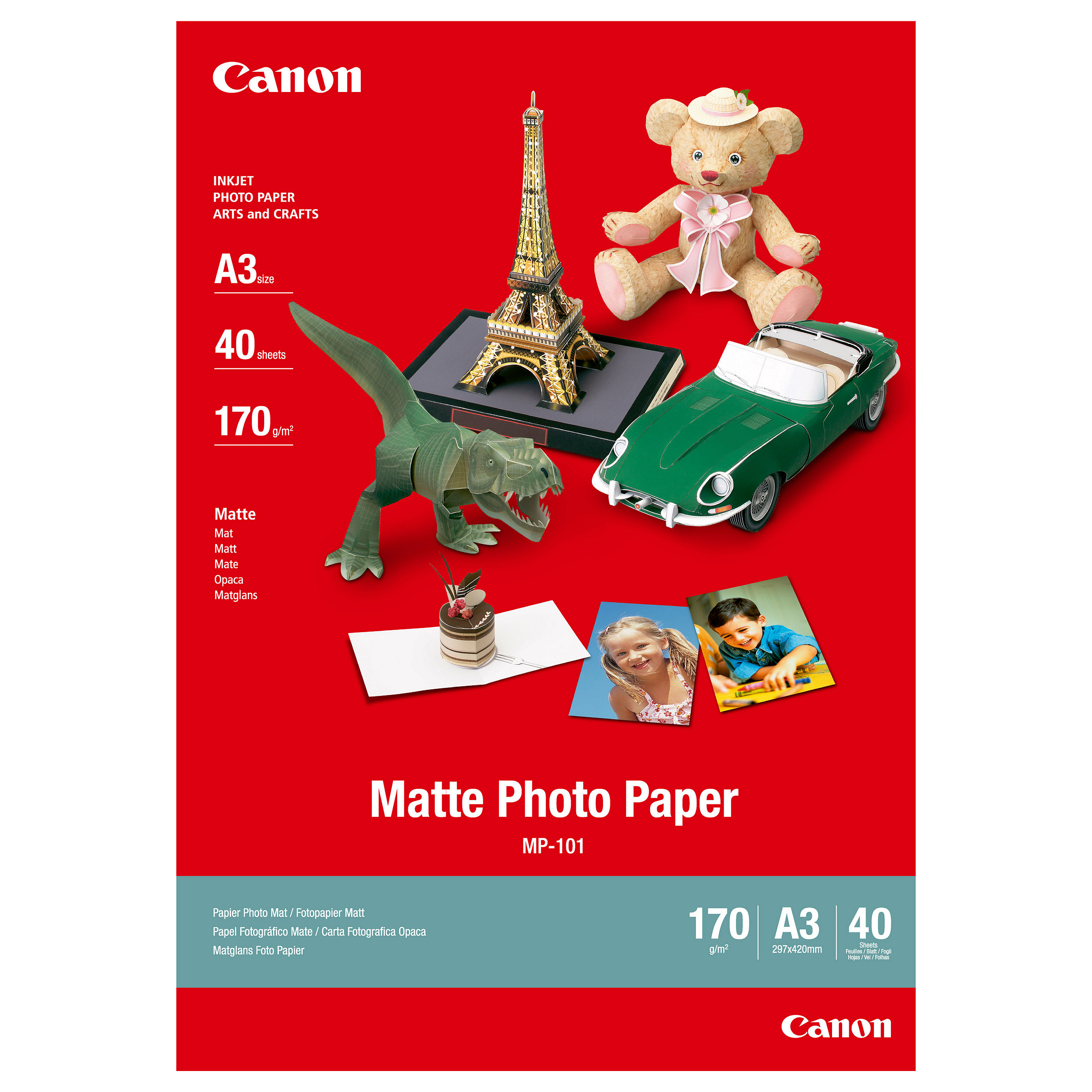 Foto papir CANON MP-101 (A3, 170 g/m², 40 listova, mat)-0