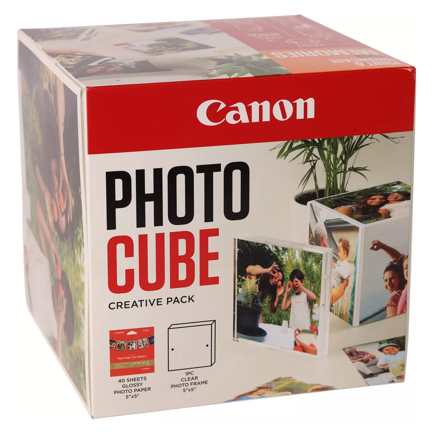 Foto papir CANON PP-201 Photo Cube Creative Pack (13x13 cm, 40 listova, sjajni)-0