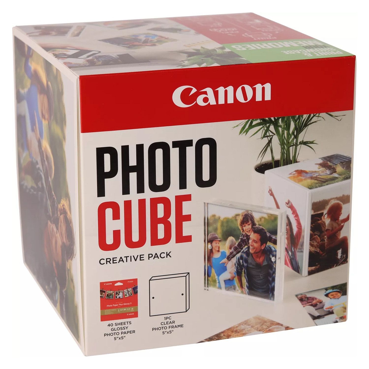 Foto papir CANON PP-201 Photo Cube Creative Pack (13x13 cm, 40 listova, sjajni)