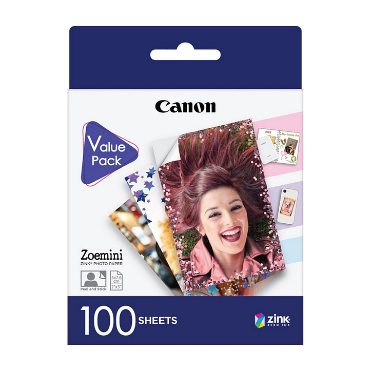 Papir za foto printer CANON ZP-2030 ZINK (5x7.6 cm, 100 listova)