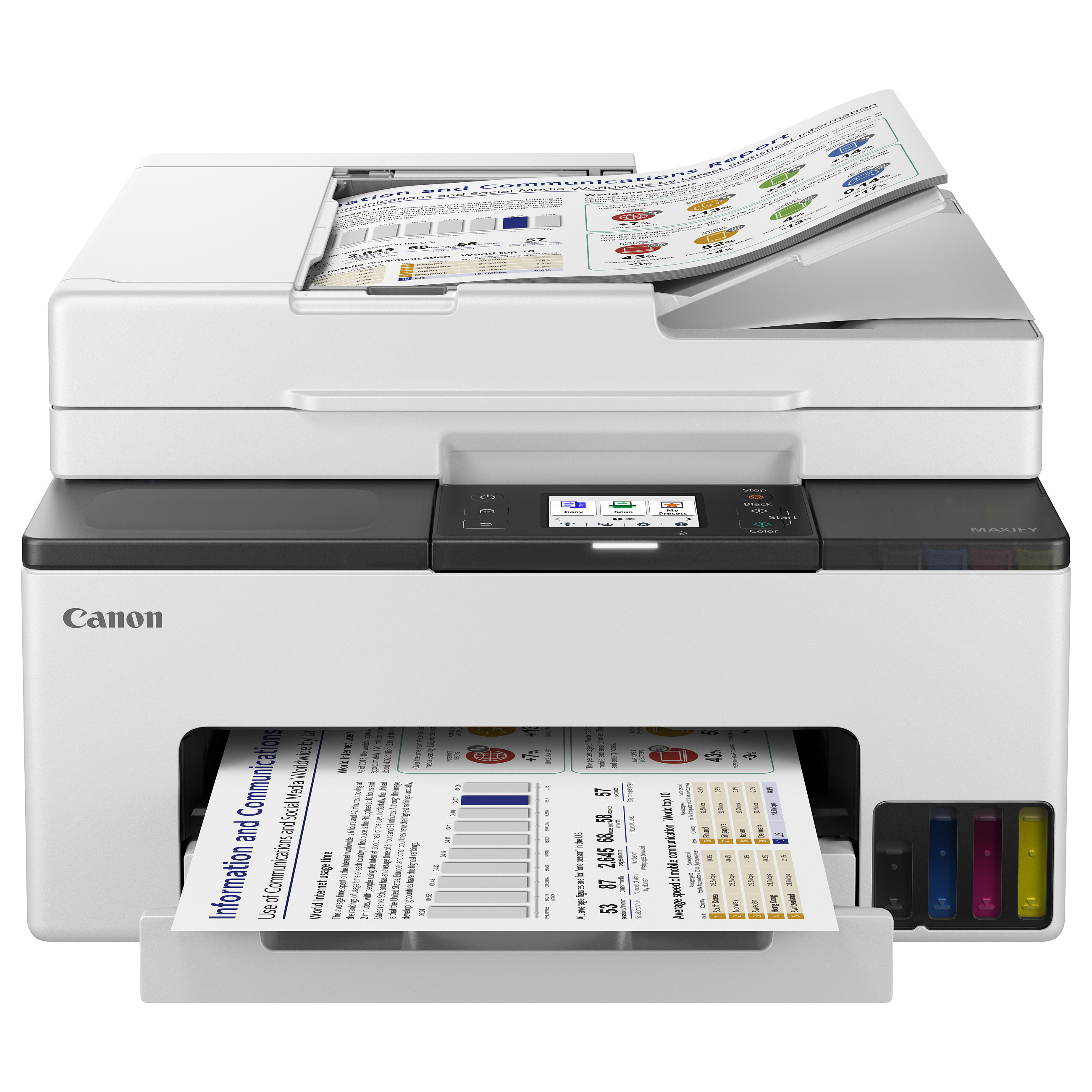 Višenamjenski pisač CANON MAXIFY GX2050 (4-u-1, Wi-Fi, Duplex, ADF)-4