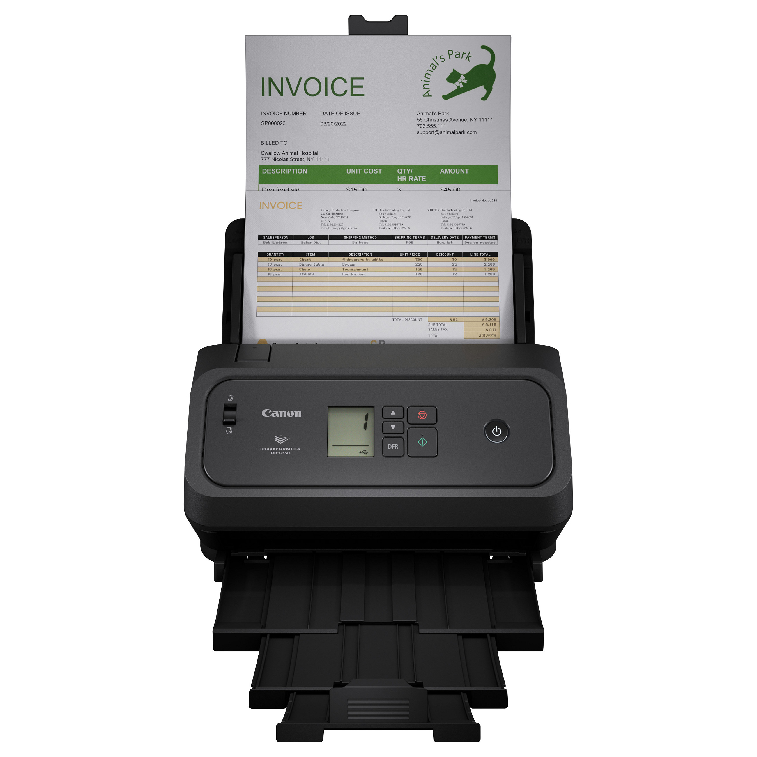 Skener dokumenata CANON imageFORMULA DR-C350 (A4, 50 ppm, 100 ADF, Duplex, USB)-2