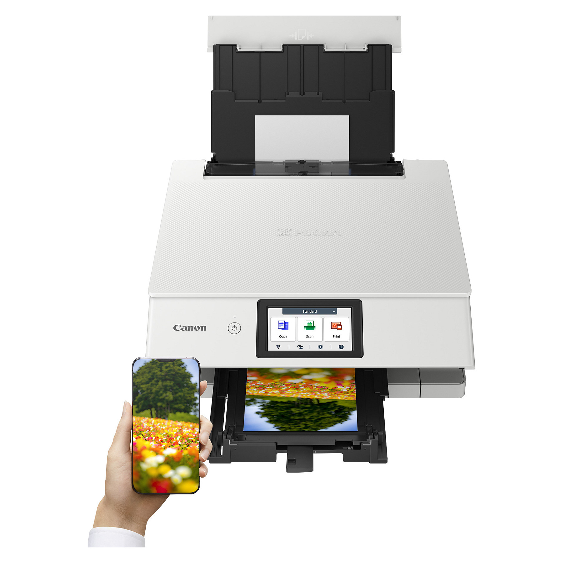 Multifunkcijski pisač CANON PIXMA TS8751 (3-u-1, Wi-Fi, 4.3" zaslon, 6 tinti) bijeli-5